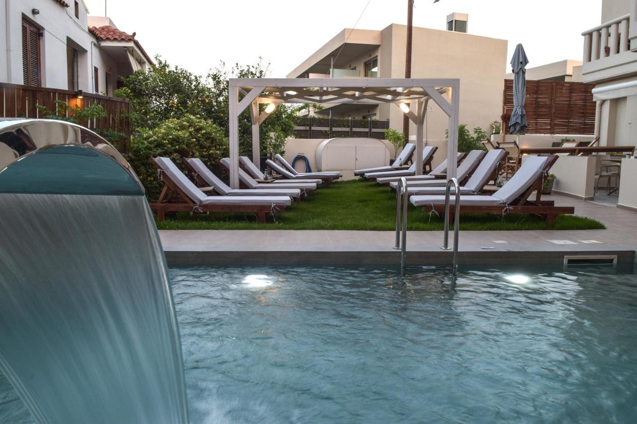Mithos Premium Rooms Agia Marina Eksteriør billede